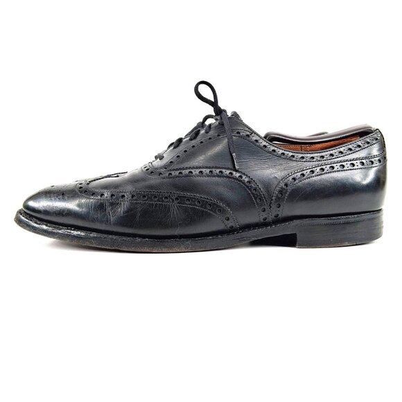 Church’s Custom Grade Black Leather Brogue Oxford Dress Shoes Men’s US 10 - Picture 6 of 13